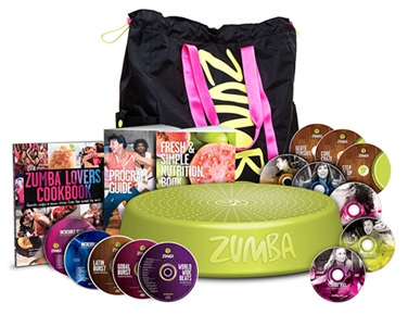 Zumba Step Rizer Zumba Fitness Incredible Results DVD-Set 